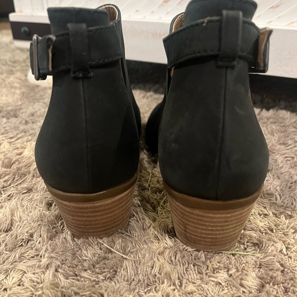 Lucky Brand Black Peep-Toe Mules - Picture 4 of 5